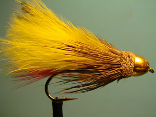 Conehead Yellow Marabou Muddler (4-6)